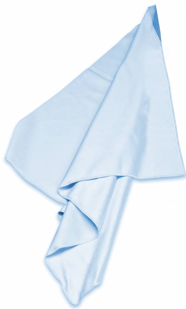 MICRO-FIBRE ''MAXI-VITRES'' BLEUE 55 X 63 CM BIFACES