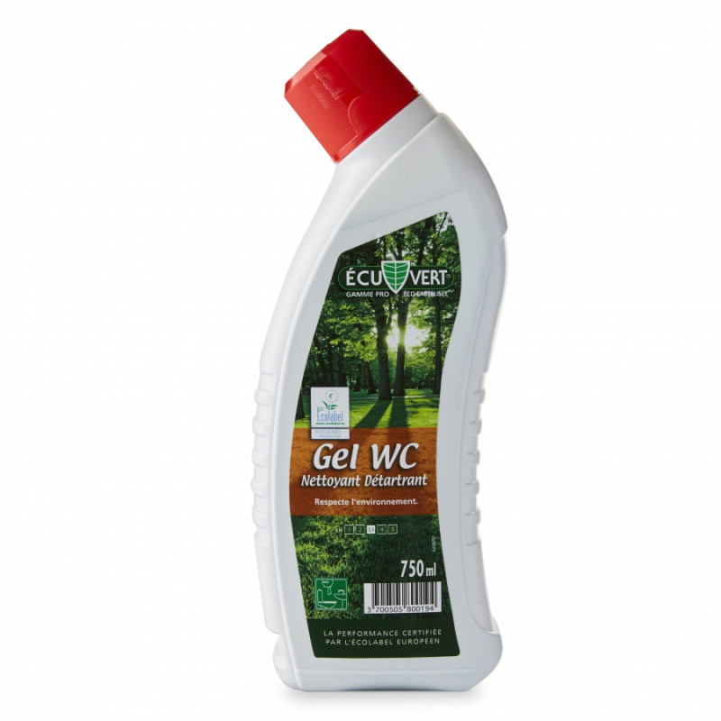 ONTKALKER WC GEL ECUVERT 6x750ML FR