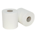 MTS - Papier de nettoyage midi Euro, cellulose, collé, perforé - Blanc - 2 Plis - 6 pces - 160M x 20cm