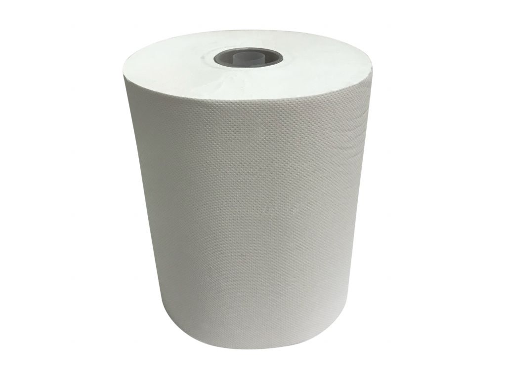 MTS - Papier mains Mini Matic Cellulose Blanc - 2 plis - 130Mx18cm - 6 pces