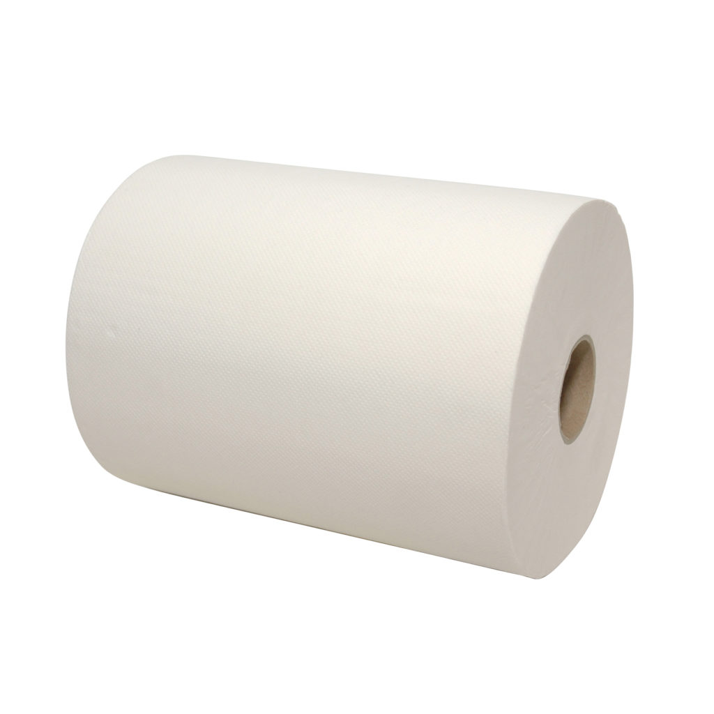 MTS - 6 ROULEAUX ESSUIE-MAINS MONDO MINI MATIC BLANC 2 PLIS - 165Mx18.3CM