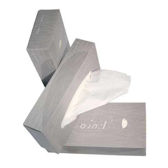 OUT OF STOCK ! MTS - Facial Tissue wit 2 laags 21X21CM 40x100 Stuks