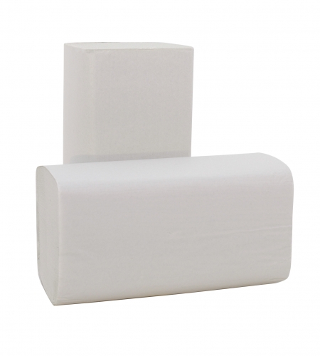 OUT OF STOCK ! MTS - papier mains zz recycled tissue Blanc 2 plis 25x23cm 20x190 pièces