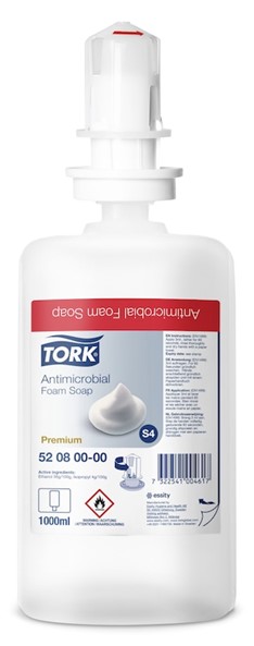 Tork Savon mousse antimicrobien S4 6x1L