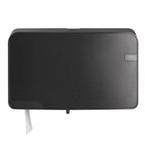 MTS - Distributeur Papier de toilette Mini Duo Jumbo QuartzLine Black - 1 pce