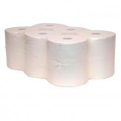 MTS - Handdoekpapier Mondo Controlomatic - Wit - 2 laags - 140Mx20cm - 6 stuks