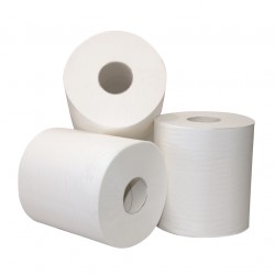 MTS - 6 ROULEAUX MONDO MAXI PERFO - BLANC - 1 PLI - 275Mx21.5CM