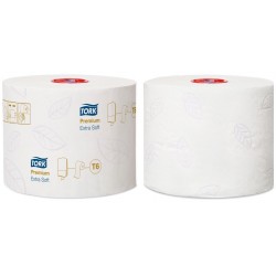 Tork Extra Zacht Mid-size Toiletpapier 3-laags Wit T6 Premium 27 x 1