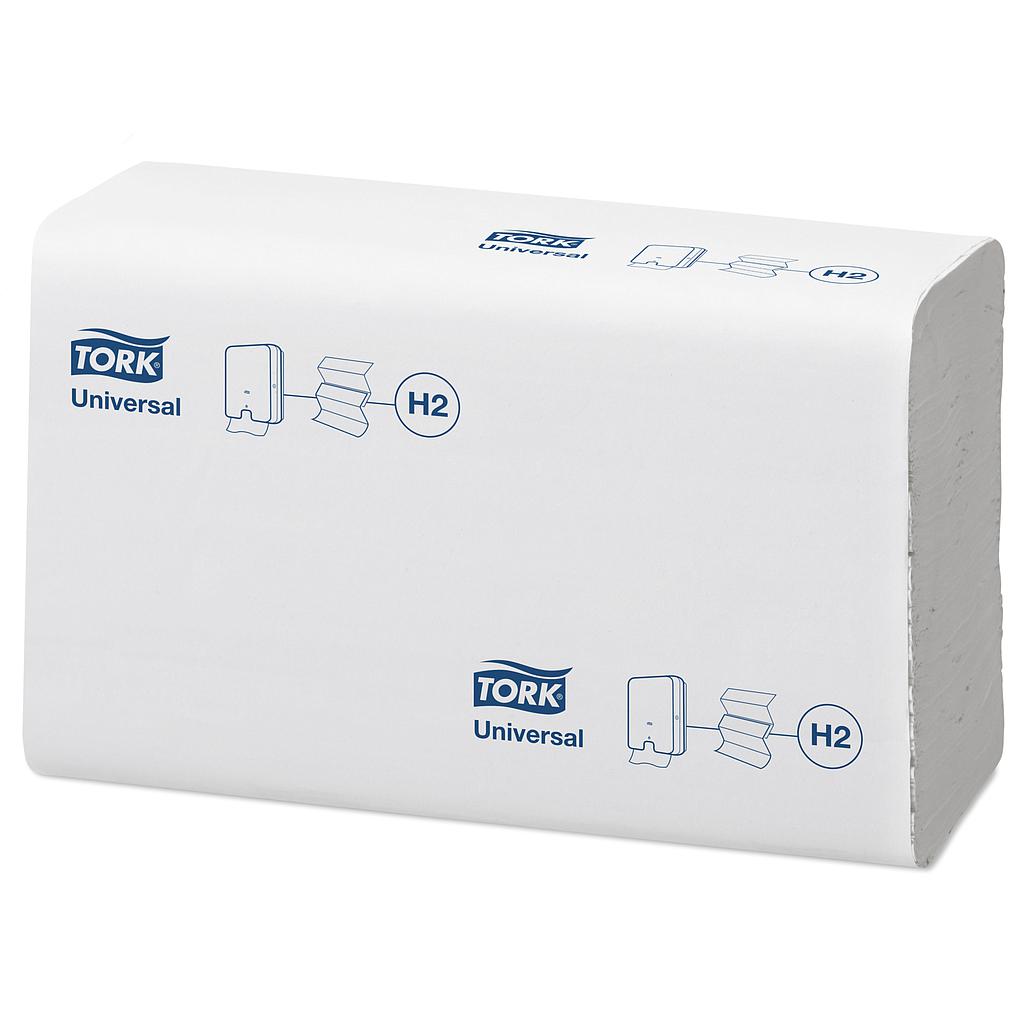 Tork Xpress® Essuie-mains Multifold 2-plis Blanc H2 Universal 23.4cmx21.3cm 20x237feuilles