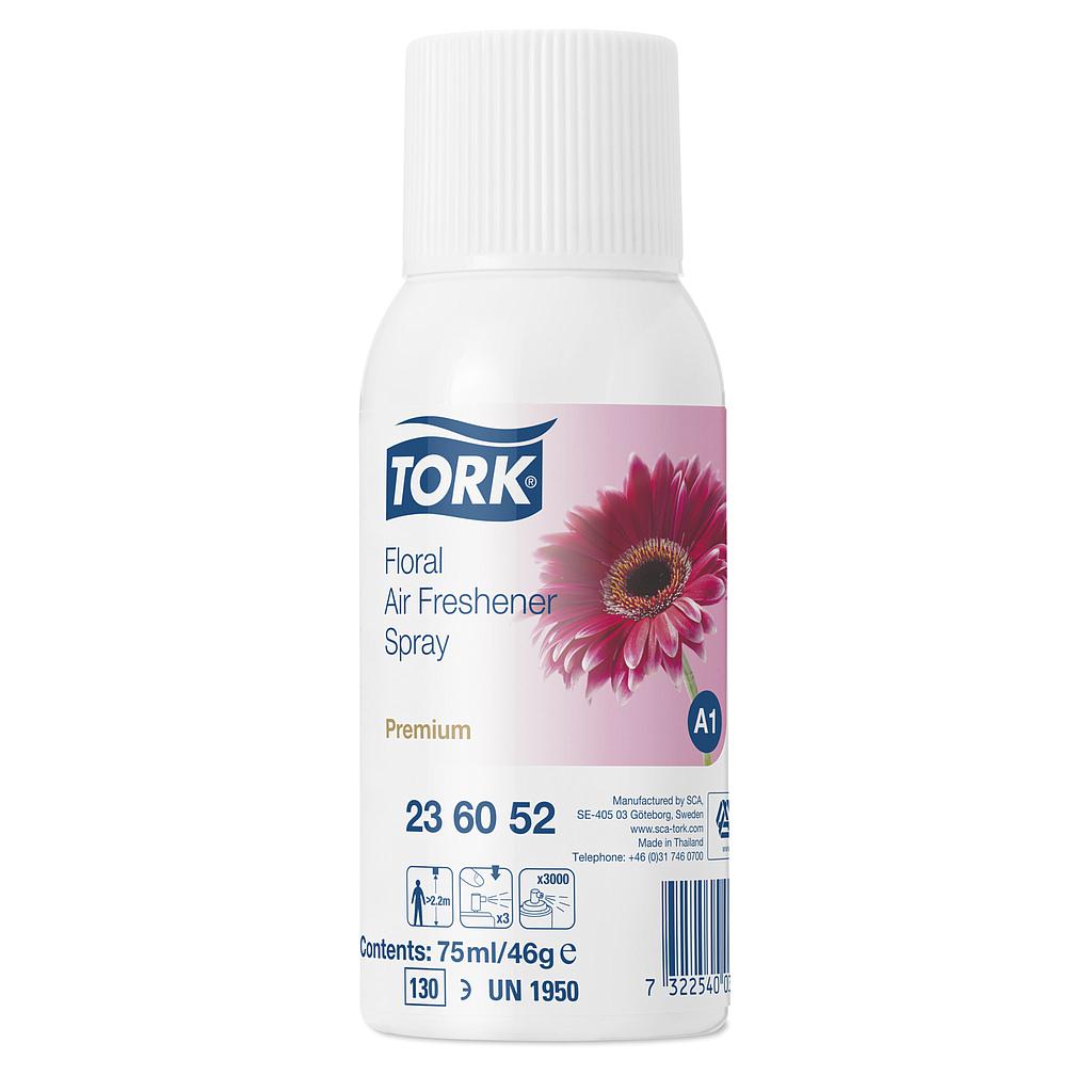 Tork Aérosol Désodorisant Floral A1 Premium 12 x 75 ml