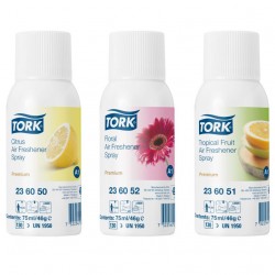 Tork Luchtverfrisser Spray 3 Parfums A1 Premium 12x75ml