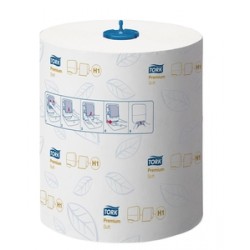 Tork Matic® Essuie-mains Rouleau Doux 2 plis Blanc H1 Premium 6 x 1
