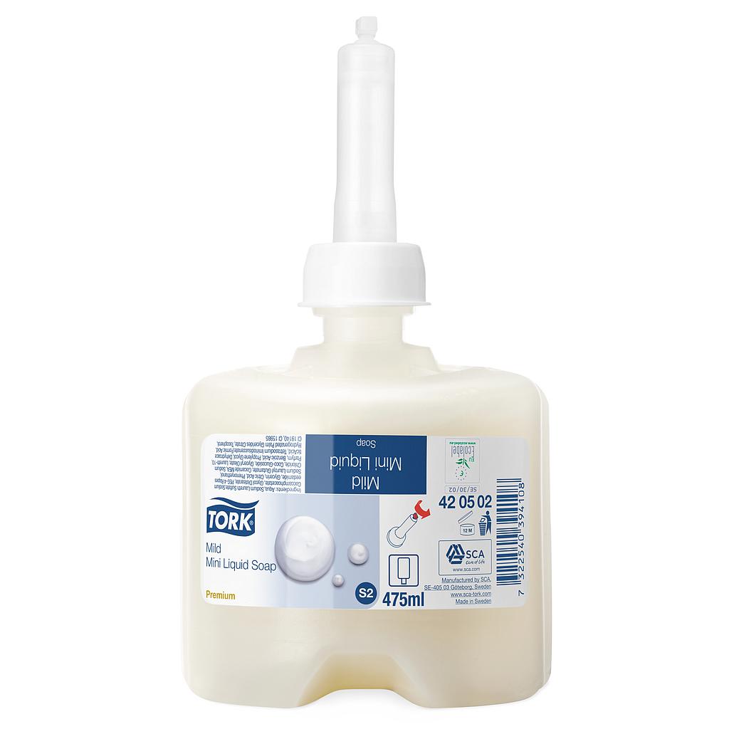 Tork Savon Liquide Doux Mini S2 Premium 8x475 ml