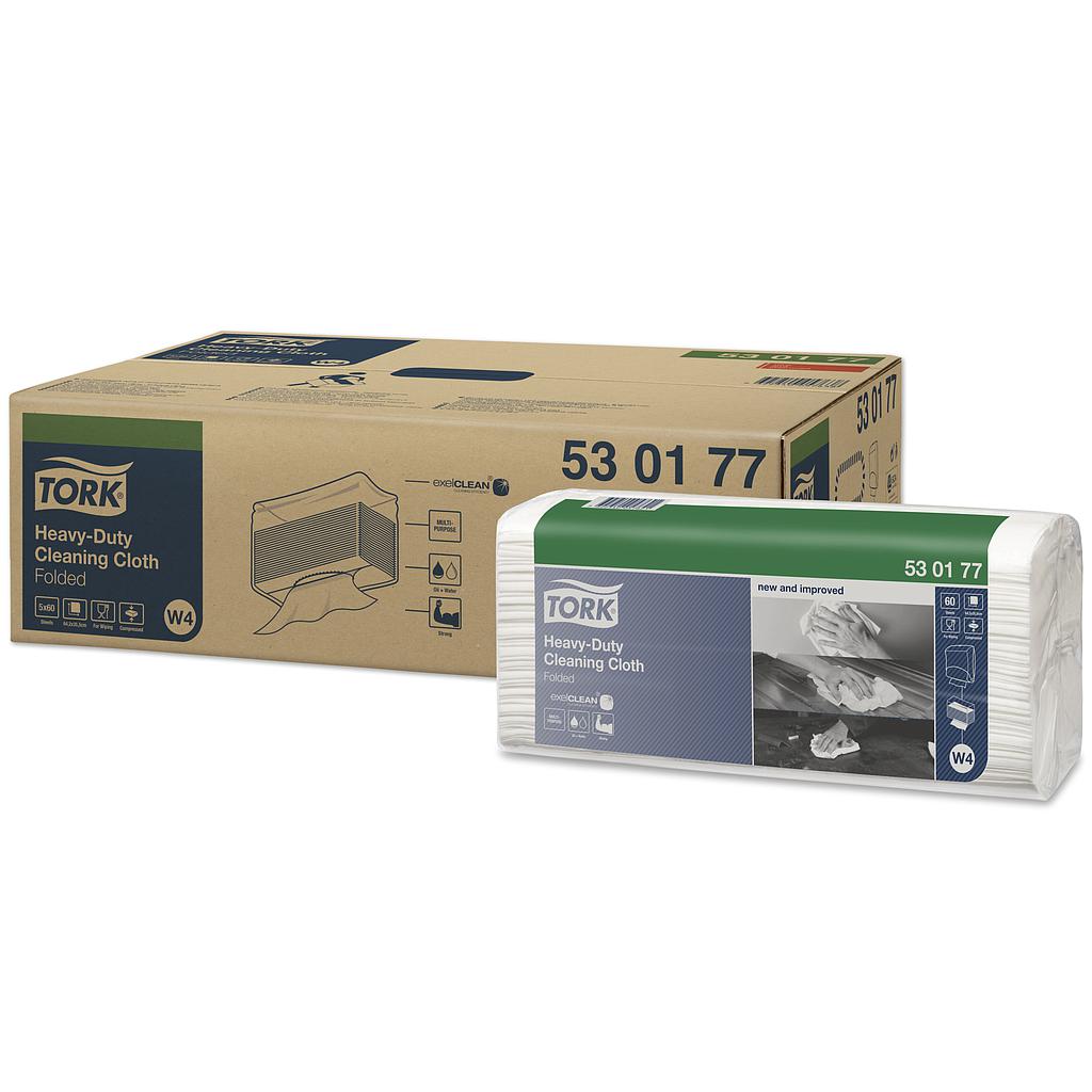 OUT OF STOCK ! Tork Heavy-Duty Chiffon de Nettoyage Plié XL W4 5x60 pièces