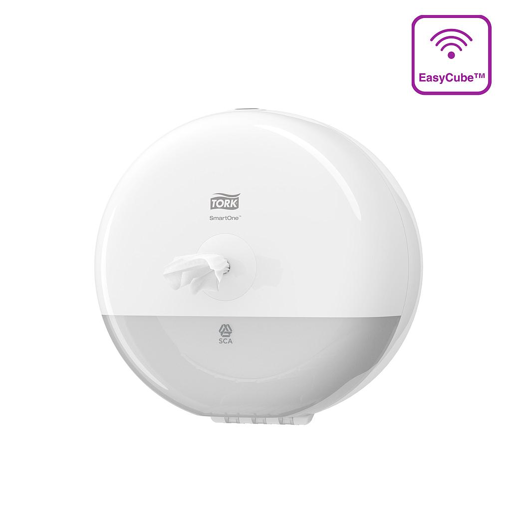 Tork SmartOne® Distr Mini pour Papier Toilette Rouleau, Plastique Blanc T9-1 pce